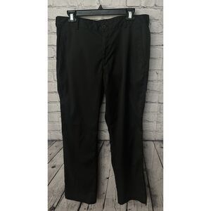 Nike Golf Mens Black Flat Front Tech Dri-Fit Pants‎ Size 32x32 EUC